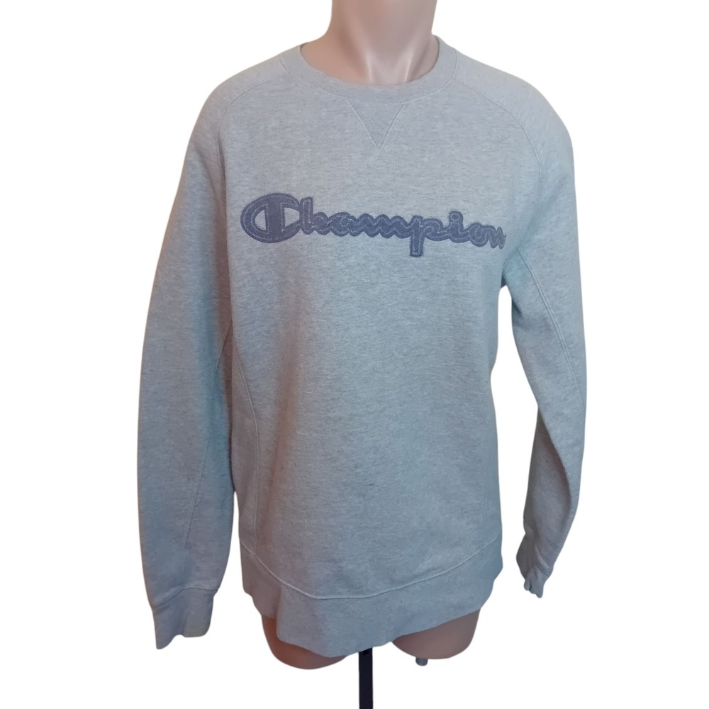 Vintage Champion Mens/Unisex Crew Neck Sweatshirt Pullover Classic Logo S READ‎